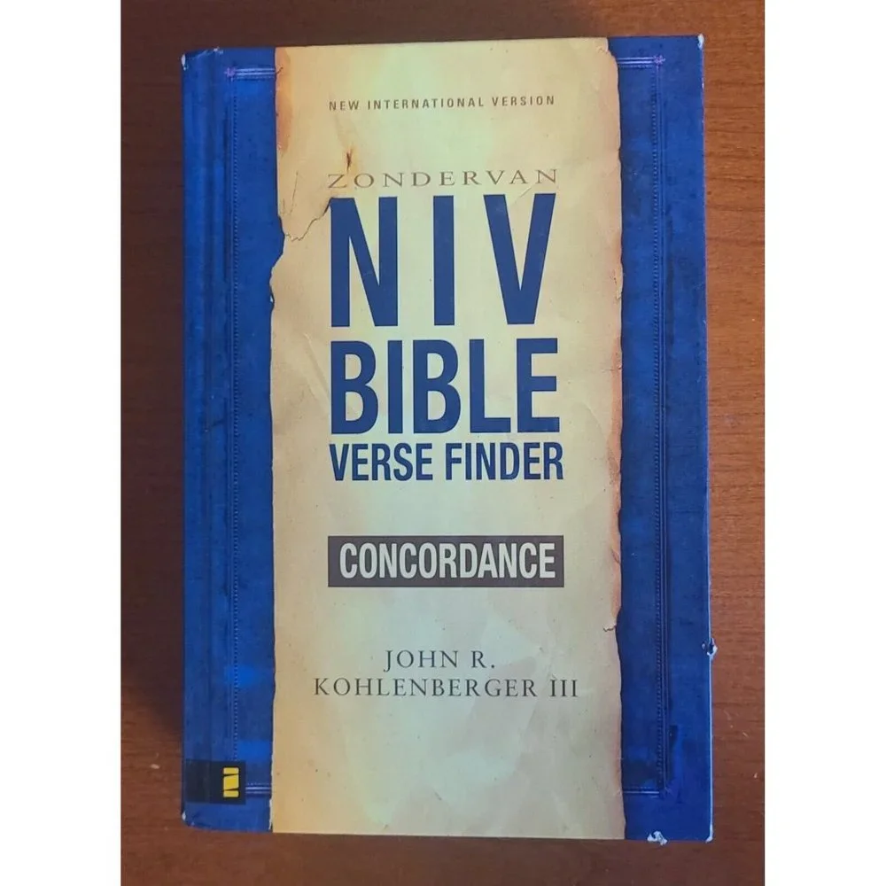 New International Version Zondervan Bible Verse Finder By Kohlenberger III 593 P